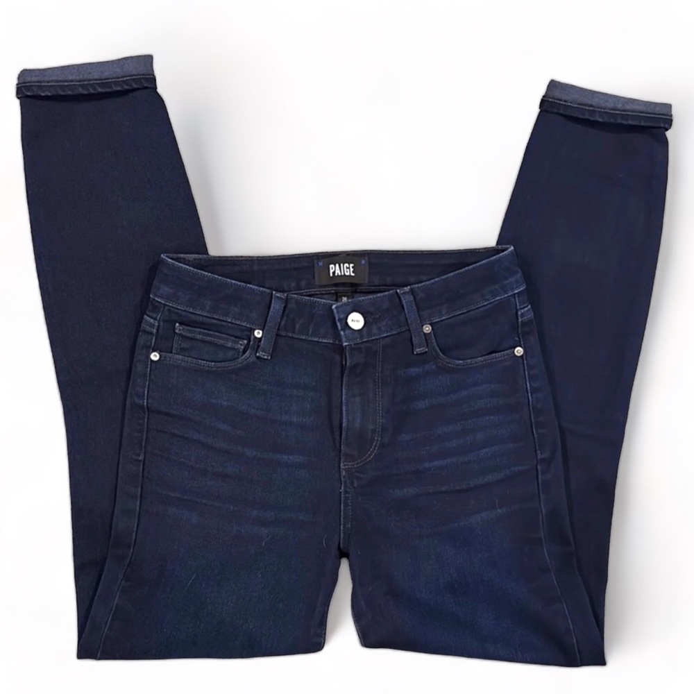 PAIGE Hoxton Ankle Dark Wash Size 26